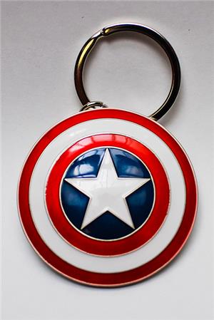 CAPTAIN AMERICA SHIELD KEYCHAIN