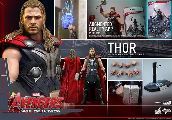 1/6 HOT TOYS - AVENGERS AGE OF ULTRON - THOR