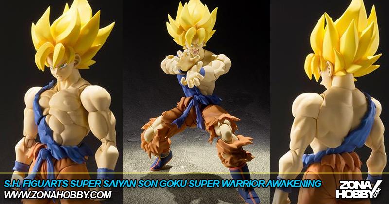 S.H. FIGUARTS DRAGON BALL SUPER SAIYAN SON GOKU SUPER WARRIOR AWAKENING VERS