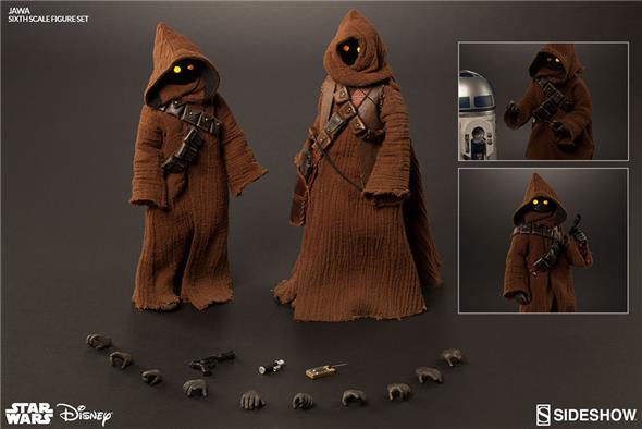 1/6 SIDESHOW STAR WARS JAWA SET