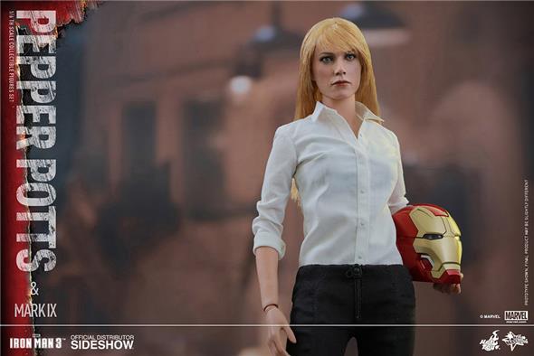 1/6 HOT TOYS - IRON MAN PEPPER POTTS AND MARK 9