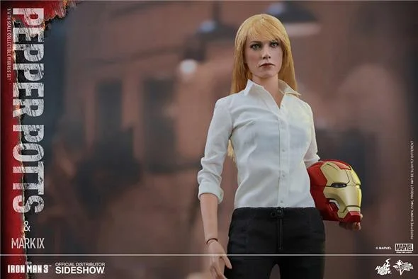 1/6 HOT TOYS - IRON MAN PEPPER POTTS AND MARK 9