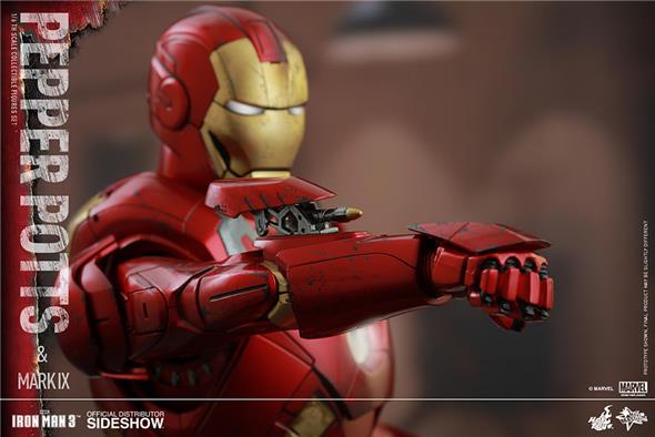 1/6 HOT TOYS - IRON MAN PEPPER POTTS AND MARK 9