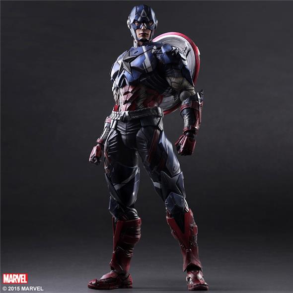 PLAY ARTS KAI - MARVEL VARIANT CAPTAIN AMERICA P.A.K.
