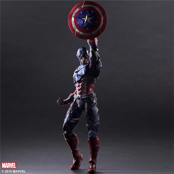 PLAY ARTS KAI - MARVEL VARIANT CAPTAIN AMERICA P.A.K.