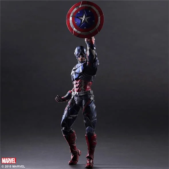 PLAY ARTS KAI - MARVEL VARIANT CAPTAIN AMERICA P.A.K.