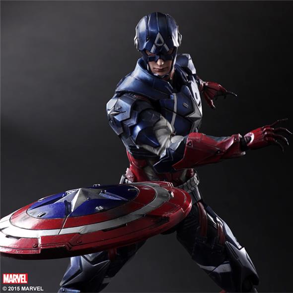PLAY ARTS KAI - MARVEL VARIANT CAPTAIN AMERICA P.A.K.