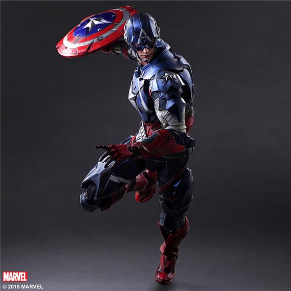 PLAY ARTS KAI - MARVEL VARIANT CAPTAIN AMERICA P.A.K.