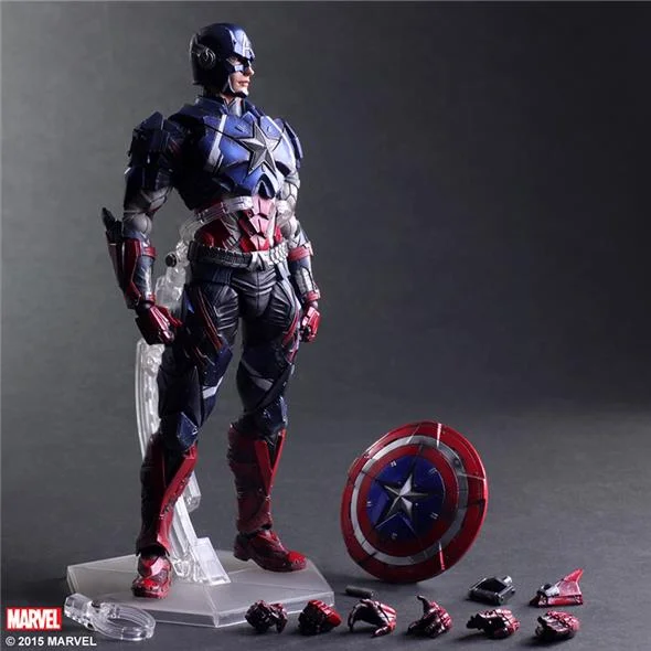 PLAY ARTS KAI - MARVEL VARIANT CAPTAIN AMERICA P.A.K.