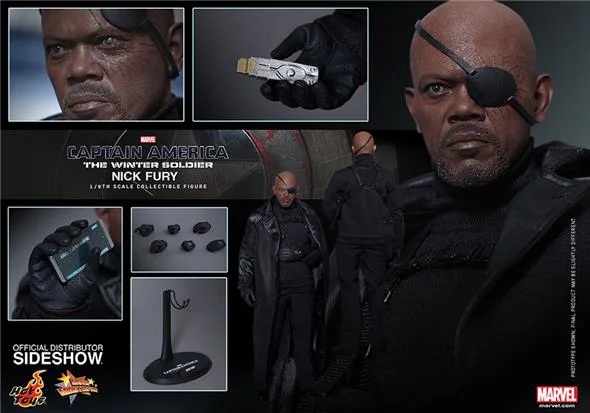 1/6 HOT TOYS - CAPTAIN AMERICA NICK FURY