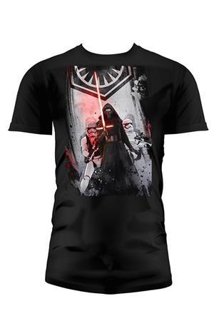 T-SHIRT STAR WARS EP7 FIRST ORDER BLACK BOY/TAGLIA M