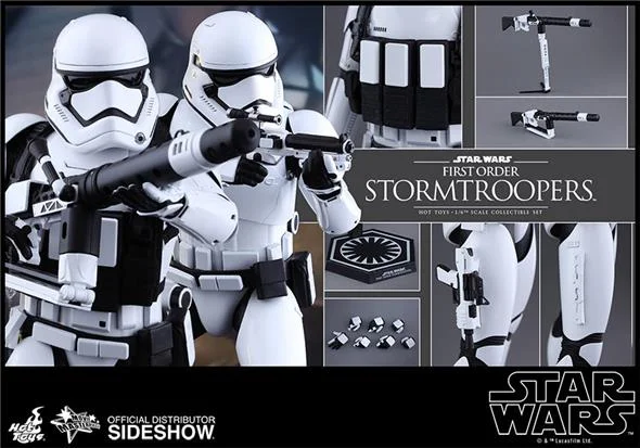 1/6 HOT TOYS - STAR WARS STORMTROOPERS EP VII SET AF