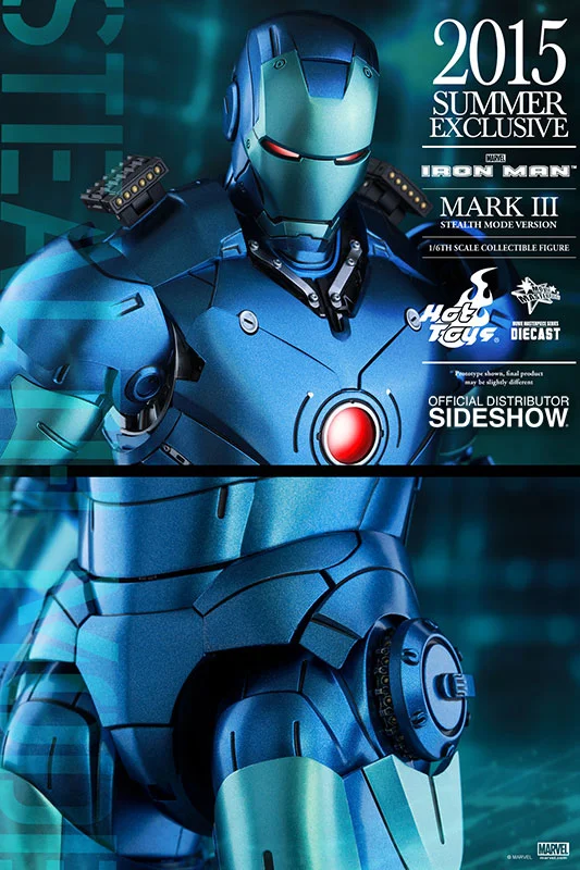 1/6 HOT TOYS - IRON MAN MARK 3 STEALTH DIE CAST EXC