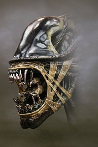 1/1 ALIEN WARRIOR STATUE