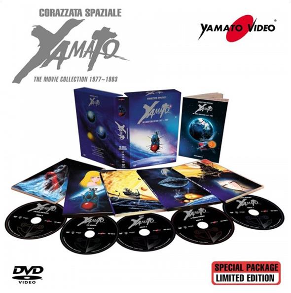 DVD - CORAZZATA SPAZIALE YAMATO THE MOVIE COLLECTION (NUOVA EDIZIONE) 5 DVD BOX-SET - ED.LIMITATA