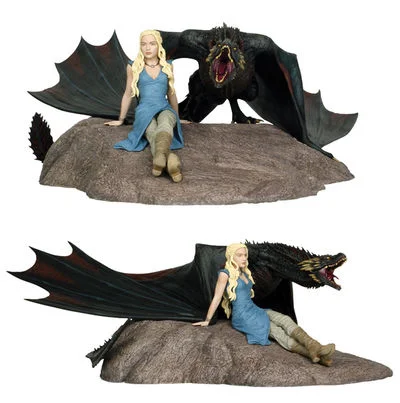 GAME OF THRONES DAENERYS AND DROGON STATUE