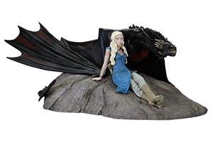 GAME OF THRONES DAENERYS AND DROGON STATUE