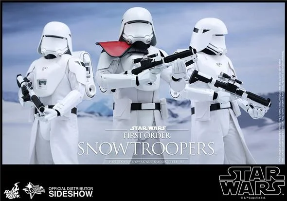 1/6 HOT TOYS - STAR WARS 12 SNOWTROOPER 1ST ORDER SET AF