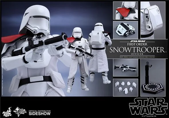 1/6 HOT TOYS - STAR WARS 12 SNOWTROOPER OFFICER 1ST ORDER AF