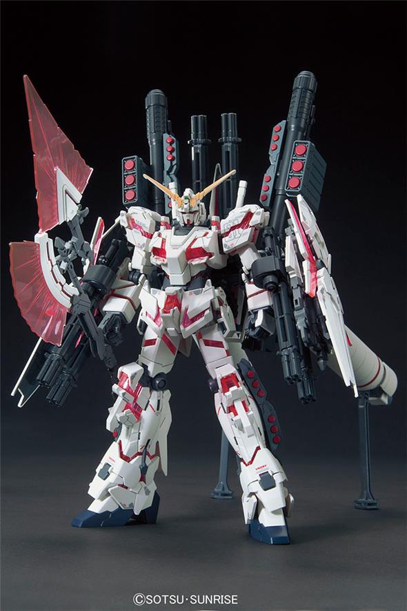1/144 HGUC 199 GUNDAM UNIC FULL ARMOR DESTROY RED VERS.