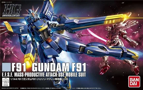 1/144 HGUC 168 GUNDAM F91 HARRISON CUSTOM