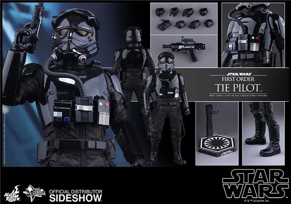 1/6 HOT TOYS - STAR WARS TIE PILOT FIRST ORDER