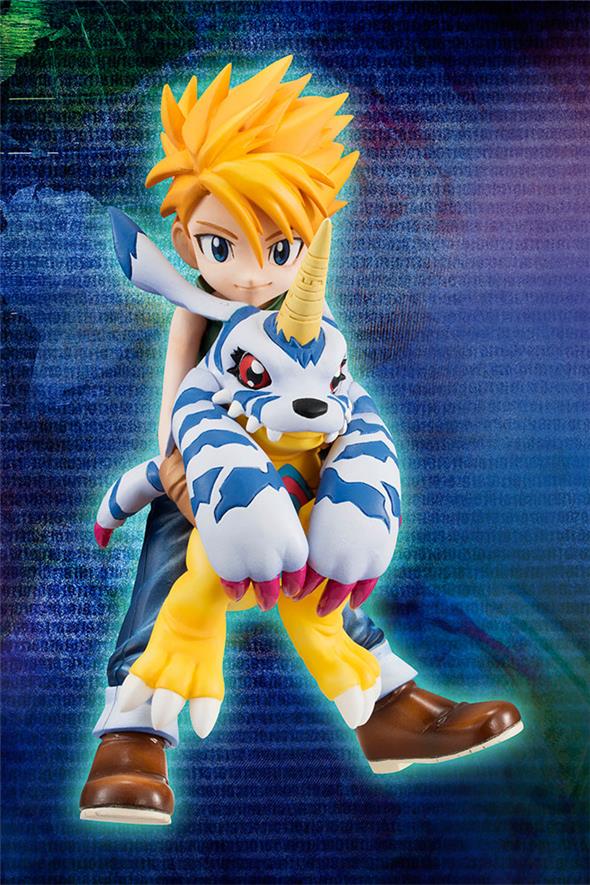 DIGIMON YAMATO & GABUMON GEM STATUE