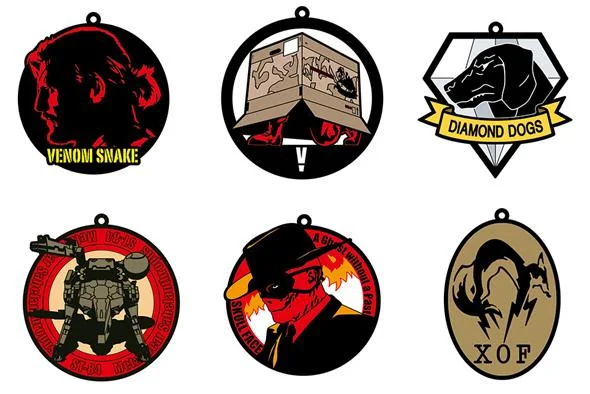 METAL GEAR SOLID 5 RUBBER COLL DISPLAY(6)