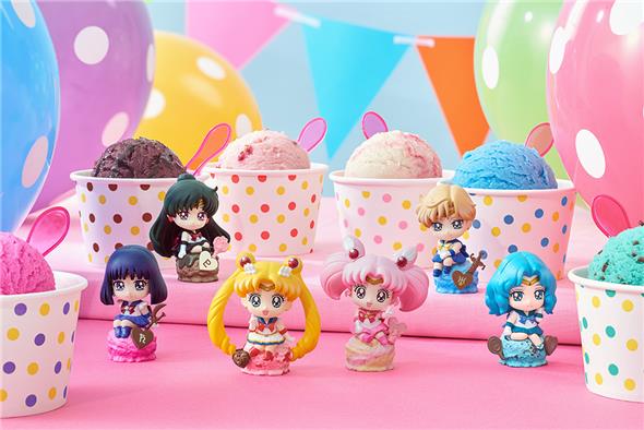 SAILOR MOON PETIT CHARA ICCREAM PARTY DISP6