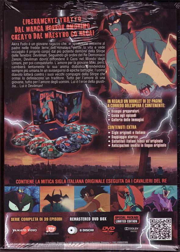 DVD - DEVILMAN NUOVA EDIZIONE 8 DVD BOX SET