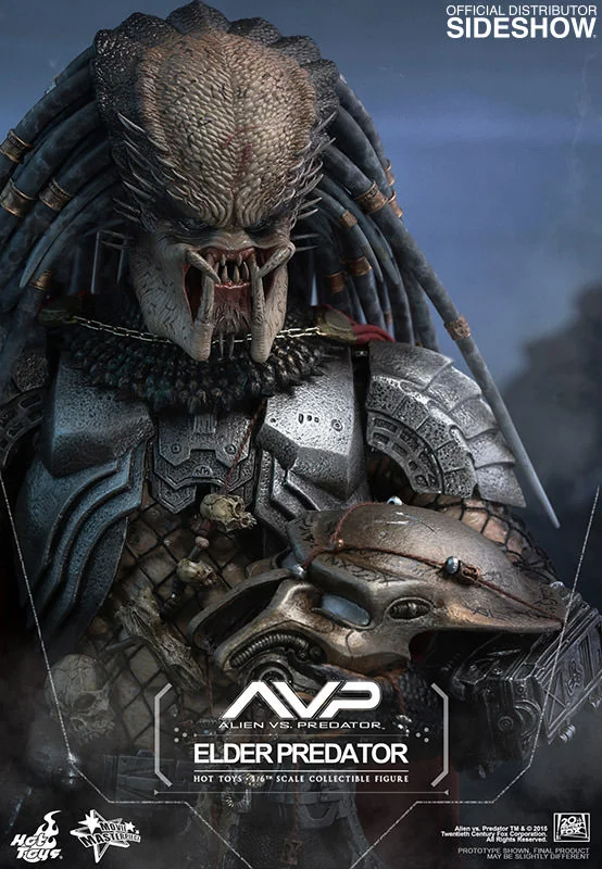 1/6 HOT TOYS - ALIEN VS PREDATOR 12" ELDER PREDATOR AF