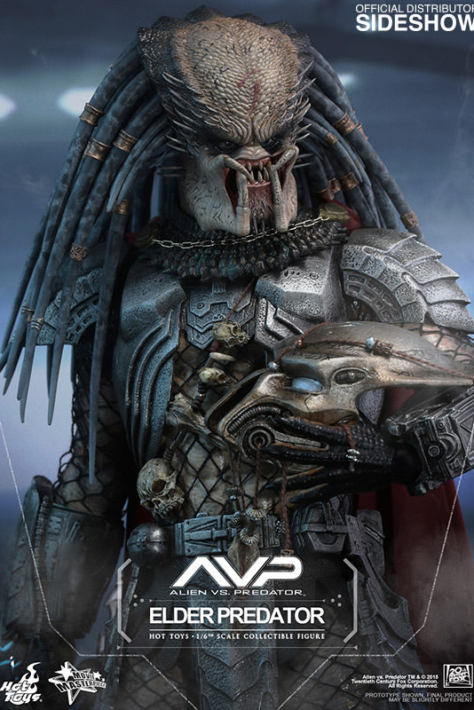 1/6 HOT TOYS - ALIEN VS PREDATOR 12" ELDER PREDATOR AF