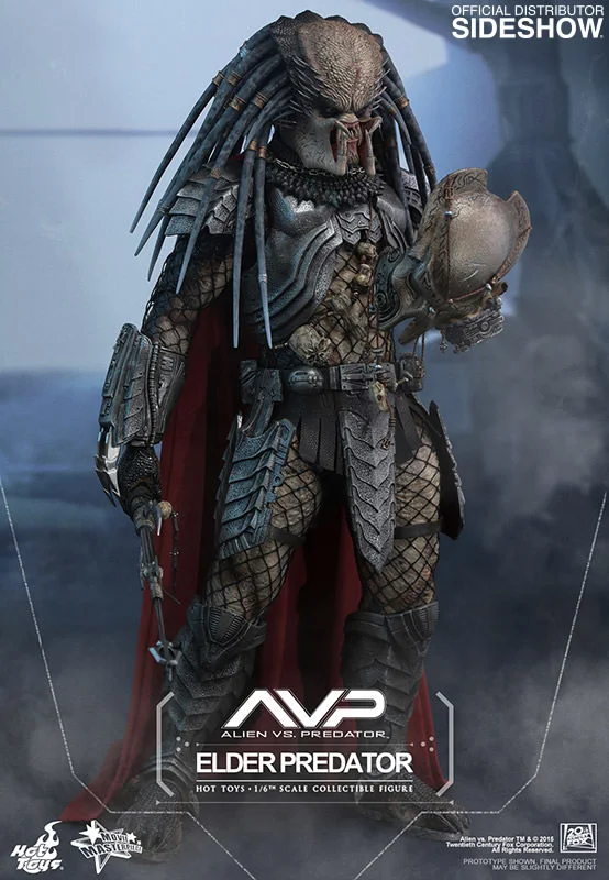 1/6 HOT TOYS - ALIEN VS PREDATOR 12" ELDER PREDATOR AF