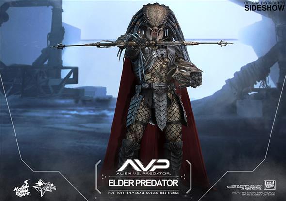 1/6 HOT TOYS - ALIEN VS PREDATOR 12" ELDER PREDATOR AF