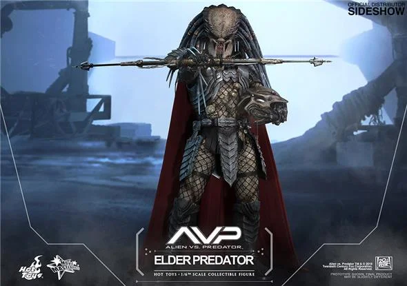 1/6 HOT TOYS - ALIEN VS PREDATOR 12" ELDER PREDATOR AF