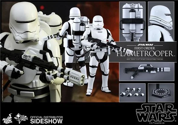 1/6 HOT TOYS - STAR WARS 12 FIRST ORDER FLAMETROOPER AF
