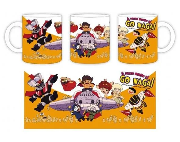 TAZZA IL PAZZO MONDO DI GO NAGAI GIALLA