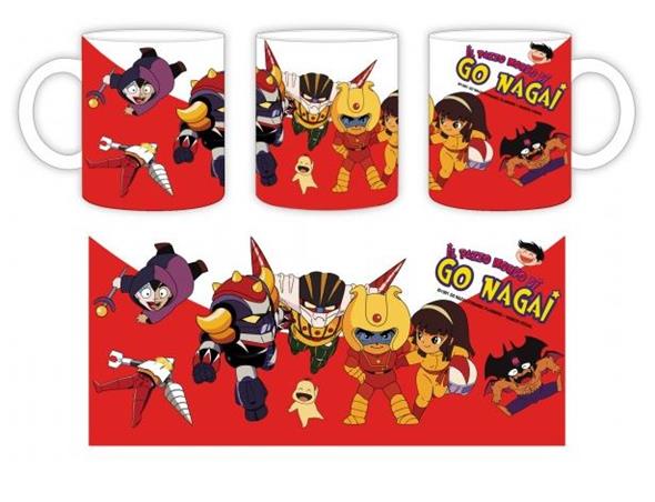 TAZZA IL PAZZO MONDO DI GO NAGAI ROSSA