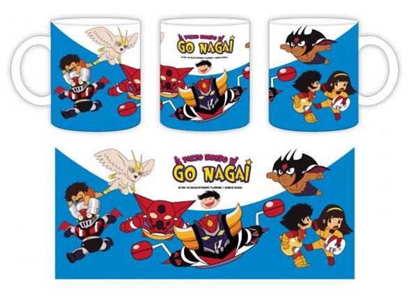 TAZZA IL PAZZO MONDO DI GO NAGAI BLU