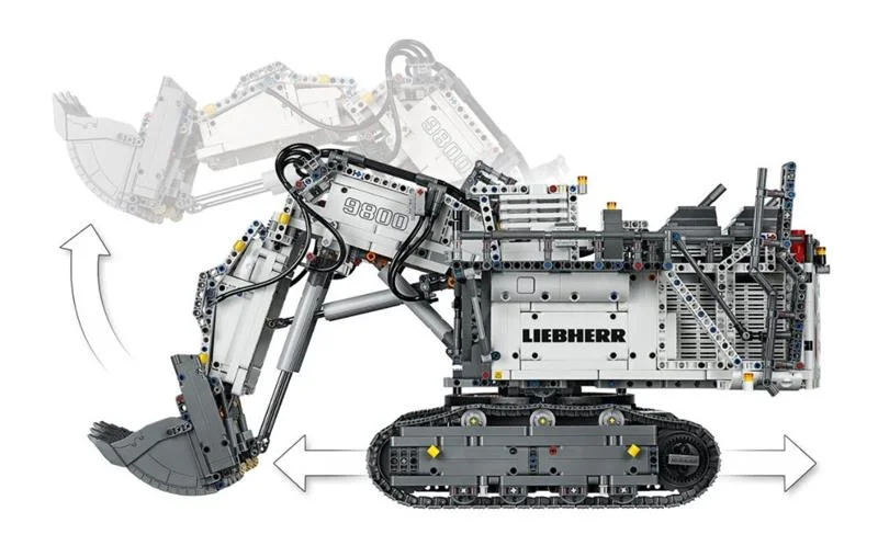 LEGO TECHNIC ESCAVATORE LIEBHERR R 9800 #42100