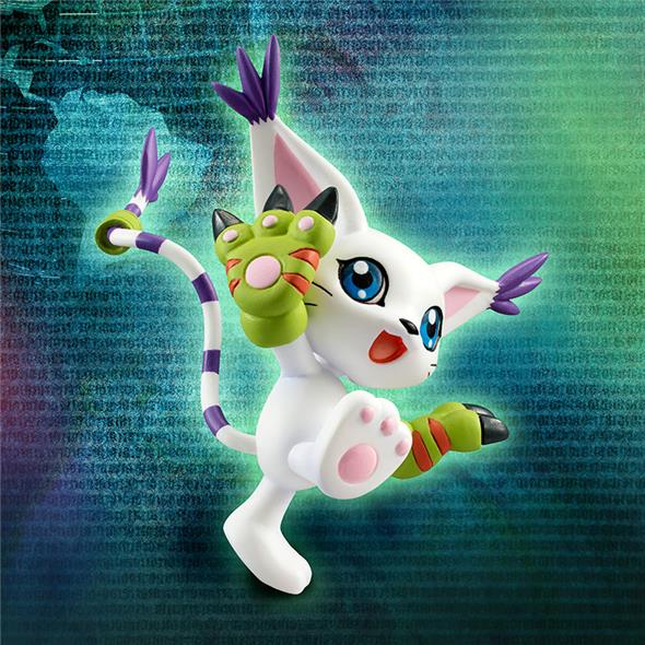 DIGIMON ADV HIKARI & TAILMON GEM STATUE
