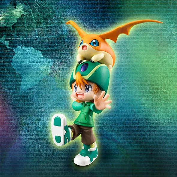 DIGIMON ADV TAKERU & PATAMON GEM STATUE