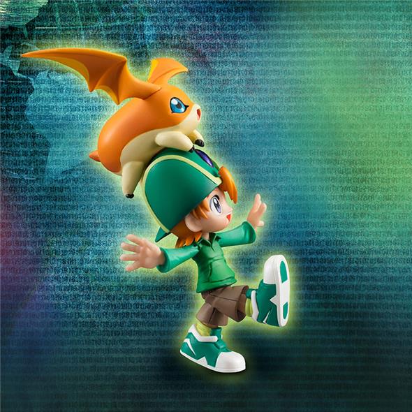 DIGIMON ADV TAKERU & PATAMON GEM STATUE