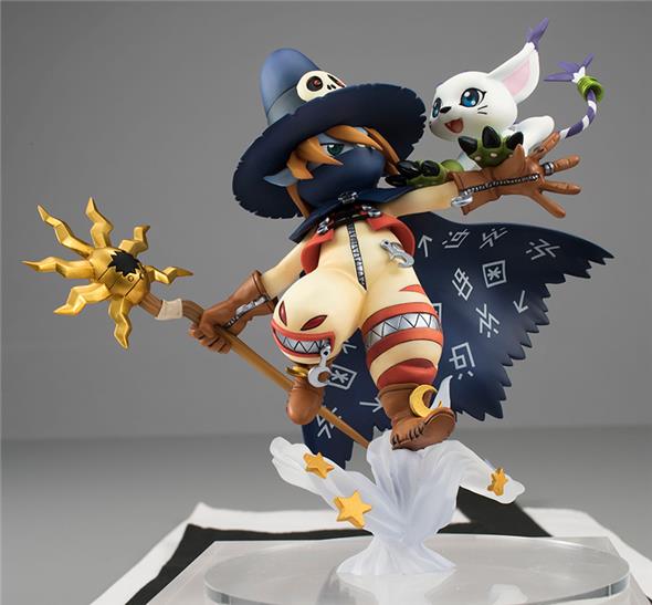 DIGIMON ADV WIZARMON & TAILMON GEM STATUE