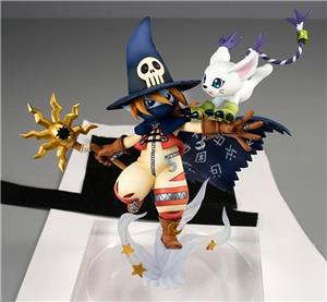 DIGIMON ADV WIZARMON & TAILMON GEM STATUE