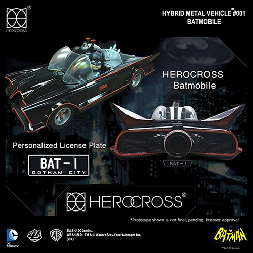 BATMAN BATMOBILE 1966 TV HYBRID METAL