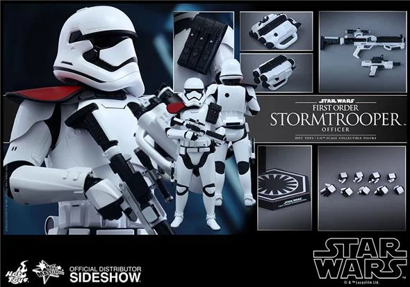 1/6 HOT TOYS - STAR WARS 12 STORMTROOPER OFFICER FIRST ORDER