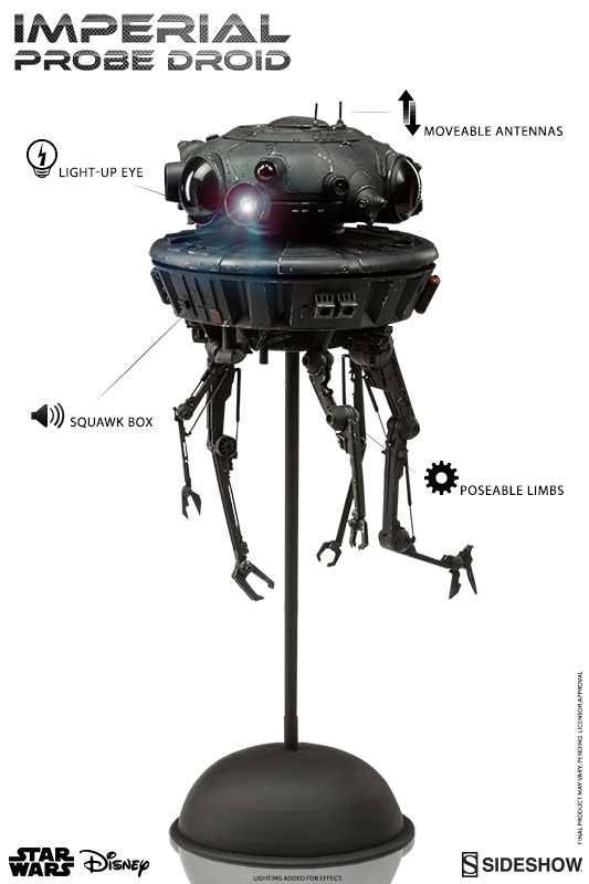 1/6 SIDESHOW STAR WARS IMPERIAL PROBE DROID (2016)
