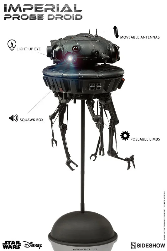1/6 SIDESHOW STAR WARS IMPERIAL PROBE DROID (2016)