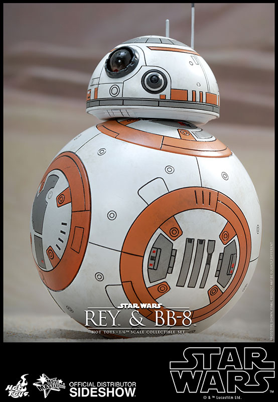 1/6 HOT TOYS - STAR WARS 12 REY AND BB/8 AF SET